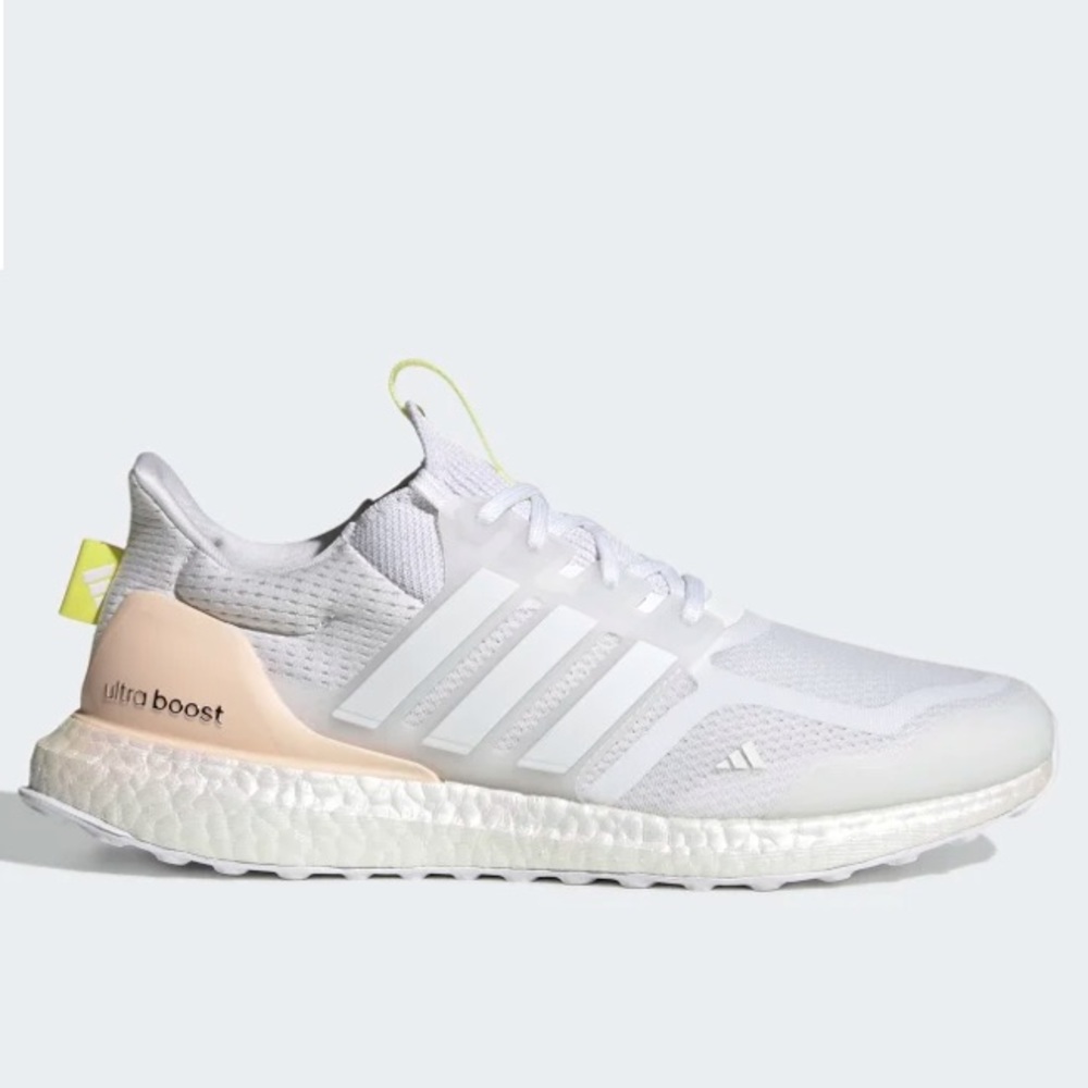 adidas UltraBOOST Mono White Peach Tint - Picture 2 of 9